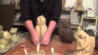 How to make concrete statuary with rubber amp fiberglass molds Pt 4 Molds with seams [upl. by Daughtry]