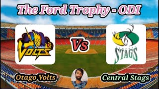 Otago Volts vs Central Stags  Match 12  The Ford Trophy [upl. by Nahsad821]