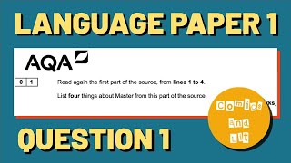 Language Paper 1 Question 1  GCSE exam walkthrough AQA [upl. by Mohr]