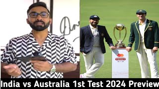 quotInd vs Aus 1st Test 2024 Rohit Out Gill Injured – Bumrah to Lead Team Indiaquot [upl. by Assiluj]