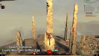 GW2 Open Skies Desert Highlands Griffon Eggs Guide [upl. by Stephani335]