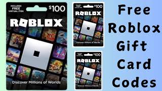 Free Roblox Gift Card Codes 2024 Unused List  How To Get Free Roblox Gift Card Codes [upl. by Lorusso]