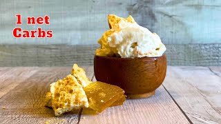 Easy Keto 1 net Carb Smores Ice Cream [upl. by Pik862]