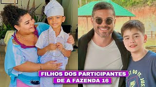 Veja quem São os filhos dos participantes de A Fazenda 16 [upl. by Kelleher]