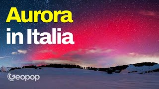 Aurora boreale nei cieli italiani 2 volte in 2 mesi ma comè possibile Spieghiamo il raro fenomeno [upl. by Leiru186]