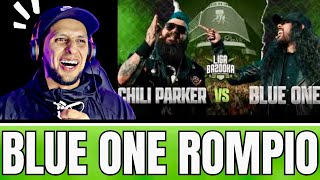 BARRAS MUY DIFERENTES 🔥 REACCION A BLUE ONE VS CHILI PARKER  BATALLAS ESCRITAS LIGA BAZOOKA 2024💥 [upl. by Aylatan]