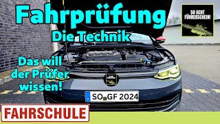 Diese offiziellen Technikfragen stellt der Prüfer in der Fahrprüfung Klasse B  Führerschein [upl. by Bechler176]