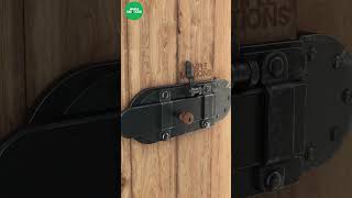 Vintage latch for wooden gates latch lock gates [upl. by Egdamlat]