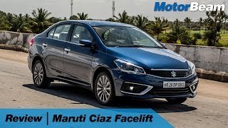 2018 Maruti Ciaz Facelift Review 4K  Can It Fight City  MotorBeam [upl. by Svetlana727]