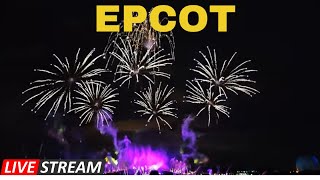 🔴 Live  Epcot Fireworks  Walt Disney World 882024 [upl. by Enajyram]