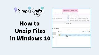 How to Unzip Files in Windows 10 [upl. by Fanchet439]