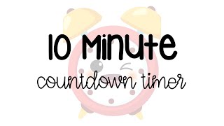 ⏳ Get Ready 10Minute Classroom Countdown Timer  Simple amp Silent [upl. by Ferna273]