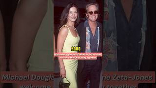 Michael Douglas and Catherine ZetaJones Relationship Timeline celebrity celebrities cute love [upl. by Yekcin]