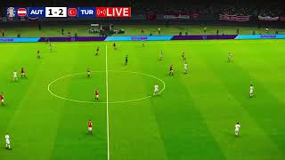 Austria vs Turkey  UEFA Euro 2024  eFootball Pes 21 Gameplay PLSL 150 [upl. by Eelibuj]