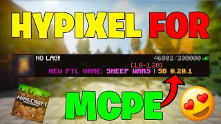 I Found the Best Server like Hypixel for Minecraft Pocket Edition MCPE amp BEDROCK EDITION [upl. by Barbur646]