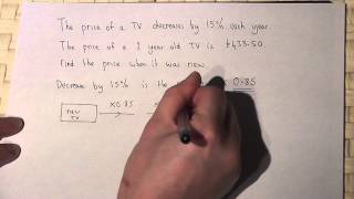 Reverse Percentages  how to find an original amount [upl. by Elockcin437]