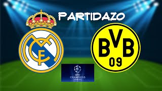 PARTIDAZO REAL MADRID VS BORUSSIA DORTMUND 🔥 PREDICCIÓNCHAMPIONS LEAGUE 2024 ⭐ [upl. by Anitsud602]