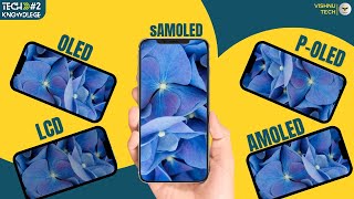 OLED📱 vs AMOLED vs POLED vs LCD  Which is BEST   Telugu [upl. by Anehta517]