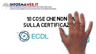 10 Cose che non sai sulla Certificazione ECDL  CON NOI ESAMI AICA ECDL ONLINE DAL PC DI CASA [upl. by Melicent370]