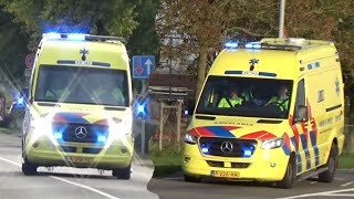 Regio 20 BrabantMiddenWestNoord ambulances met spoed naar Dinteloord [upl. by Hgieloj]