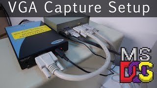 VGA Capture and VGADVI Scaler Setup To Record MSDOS [upl. by Niamor]