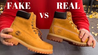 Fake vs Real Timberland Boots [upl. by Coh]