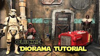 Star Wars Diorama Tutorial [upl. by Aivatan169]