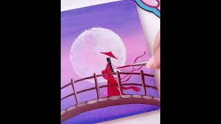 3 easy Art Ideas for Beginners  Mini Canvas Painting  Step by step tutorial painting [upl. by Eaned444]