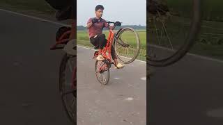 Cycle stantsshortsyoutube stunt attitude cycle cyclestunt biral subscribe [upl. by Ffirahs]