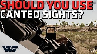 Should you use CANTED SIGHTS  Testanalysiscomparison  PUBG [upl. by Androw]