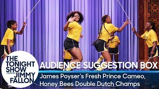 Audience Suggestion Box James Poysers Fresh Prince Cameo Honey Bees Double Dutch Champs [upl. by Riem]