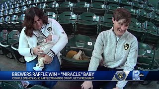 Brewers 5050 winning raffle ticket changes the lives of one Milwaukee couple [upl. by Desma455]