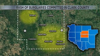 Man arrested after rash of burglaries in Clark County [upl. by Arden226]