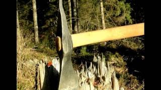 Forging a Pickaroon Axe from Old Hammer Axt Sappie [upl. by Ingles726]