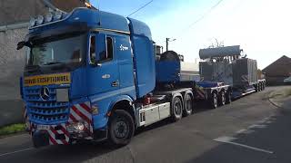 Convoi Setral  EDF Transformateur JST de 58t Copyright Manugo [upl. by Alleul]