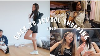 BACK TO SCHOOL SHOPPING  getting ready for highschool vlog in NYC [upl. by Papke]