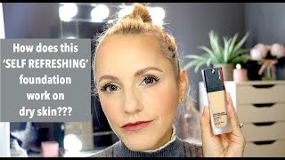 SHISEIDO Self Refreshing Foundation Review for Over 40 Dry Skin [upl. by Christan428]