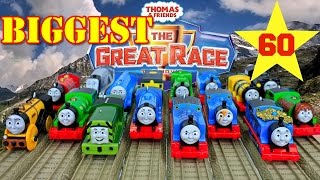 NEW THE BIGGEST THOMAS AND FRIENDS THE GREAT RACE 60 TRACKMASTER TOY TRAINS THOMAS THE TANK ENGINE [upl. by Thaddeus]