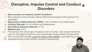 Disruptive Impulse Control amp Conduct Disorders  Psychological Disorders Perspective Introduction [upl. by Risley]