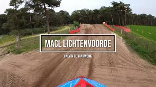 ONK Lichtenvoorde MX track test  Gopro lap  Calvin te Vaarwerk [upl. by Yoj]