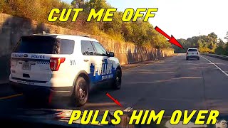 BEST OF CONVENIENT COP  Drivers Busted by Police Instant Karma Karma Cop Justice Clip Road Rage [upl. by Rodgiva]