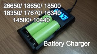 Unboxing amp Testing a Battery Charger for 266501865018500183501767016340 37v Lithium Battery [upl. by Tarrsus]