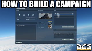 How to build a Campaign in DCS World [upl. by Cutty]