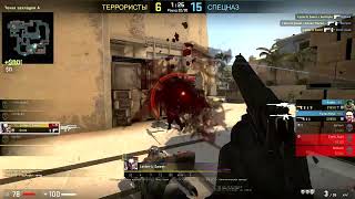 Counter Strike Global Offensive CS GO Desert Eagle 1vs5 Mirage RUSH [upl. by Neneek]