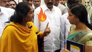 MP Savithamma Warning To Hostel Incharge Warden In Papireddy Palli  MS Talkies [upl. by Zashin684]