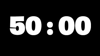 ⏳🚀 ¡Temporizador de 50 Minutos  Cuenta Atrás Silenciosa con Alarma 🎉 [upl. by Hephzipah]