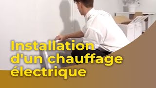 Installation dun chauffage électrique [upl. by Indyc]