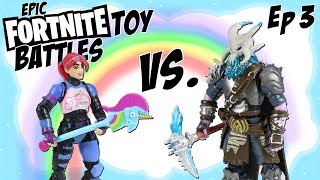 Epic Fortnite Toys Battles Episode 3 Brite Bomber vs Ragnarok [upl. by Layman407]