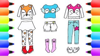 CUTE DRAWINGS for GIRLS Animal Dresses Outfits [upl. by Gerrald691]