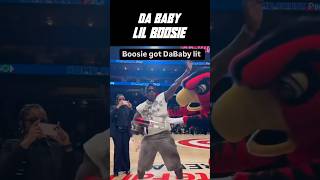 Da Baby amp Lil Boosie Hawks Mascot Takes T Shirt Gun From Him shorts [upl. by Sheri]